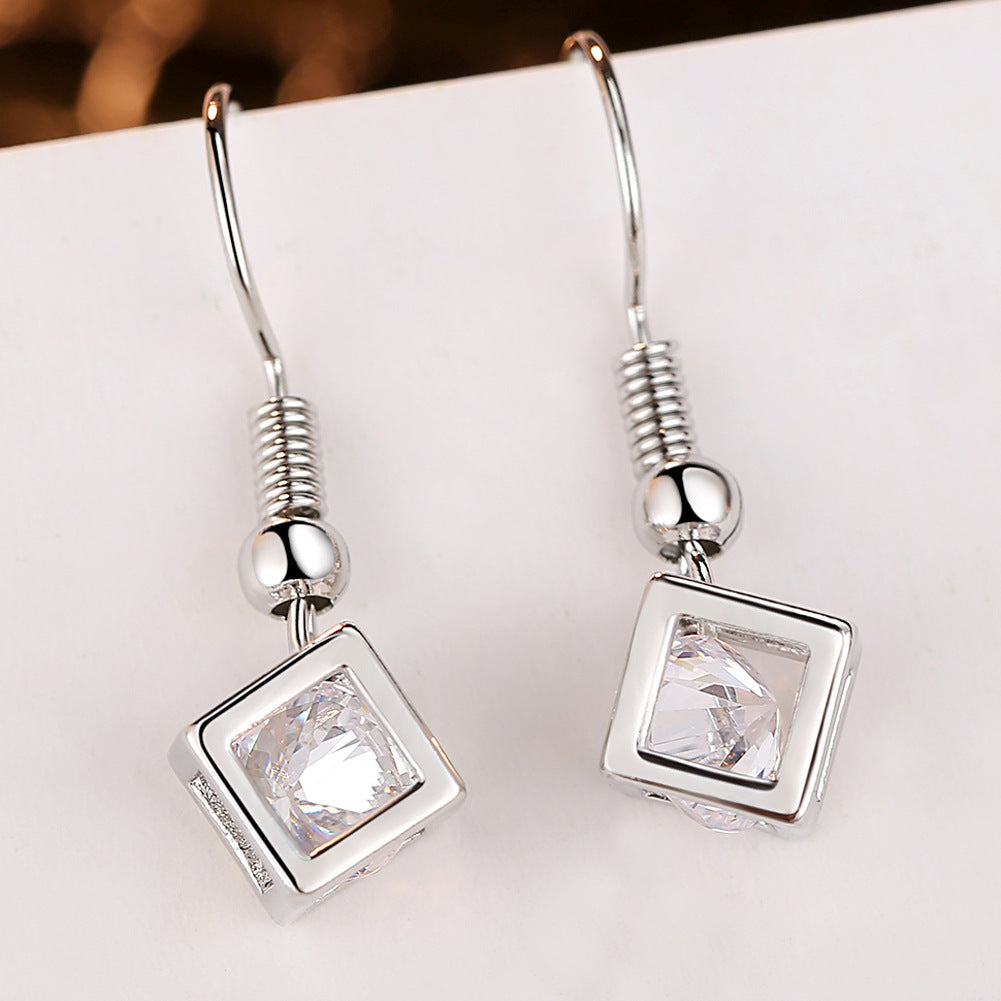 BoldlyBeautiful - Water Cube Zircon Jewelry Set