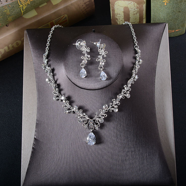 BoldlyBeautiful - TL205 Korean Bridal Rhinestone Jewelry Set