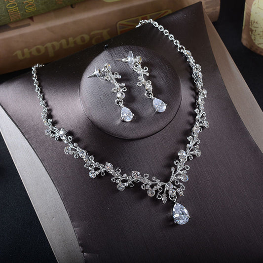 BoldlyBeautiful - TL205 Korean Bridal Rhinestone Jewelry Set