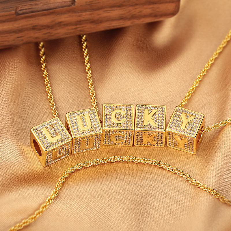 BoldlyBeautiful - 26 English Letter Pendant Necklace