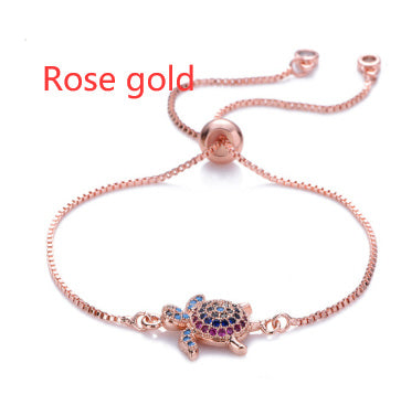 BoldlyBeautiful - Adjustable Rhinestone Turtle Bracelet | 2025