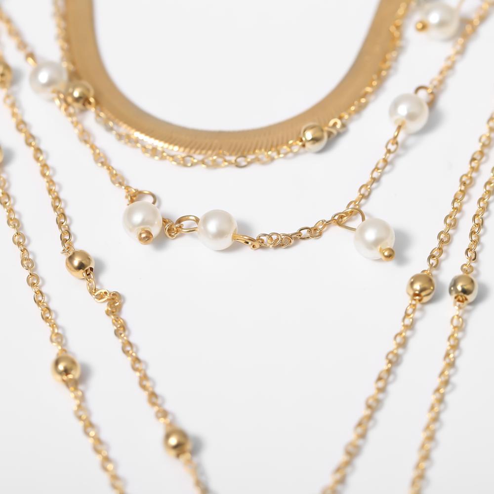 BoldlyBeautiful - Multi-Element Pearl Necklace