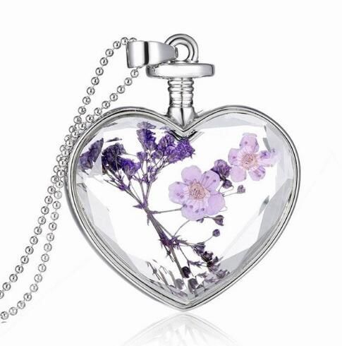 BoldlyBeautiful - Fashion Glass Pendant Necklace