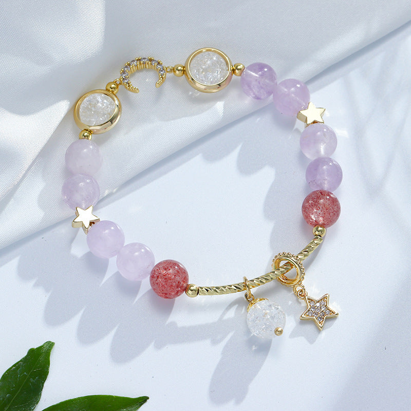 BoldlyBeautiful - Lavender Amethyst Bracelets for Women Fashion Jewelry