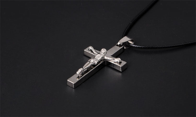 BoldlyBeautiful - Classic Jesus Cross Pendant Necklace