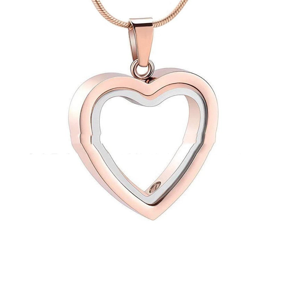 BoldlyBeautiful - Heart-Shaped Cinerary Pendant Set