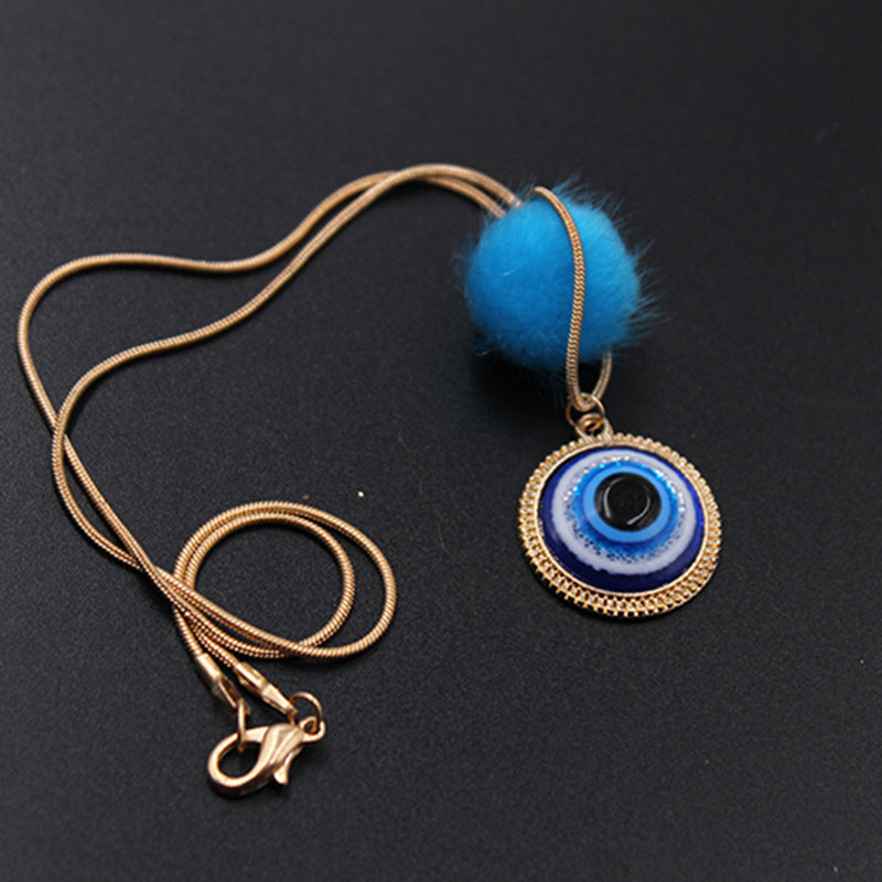 BoldlyBeautiful - Blue Eye Pendant Necklace