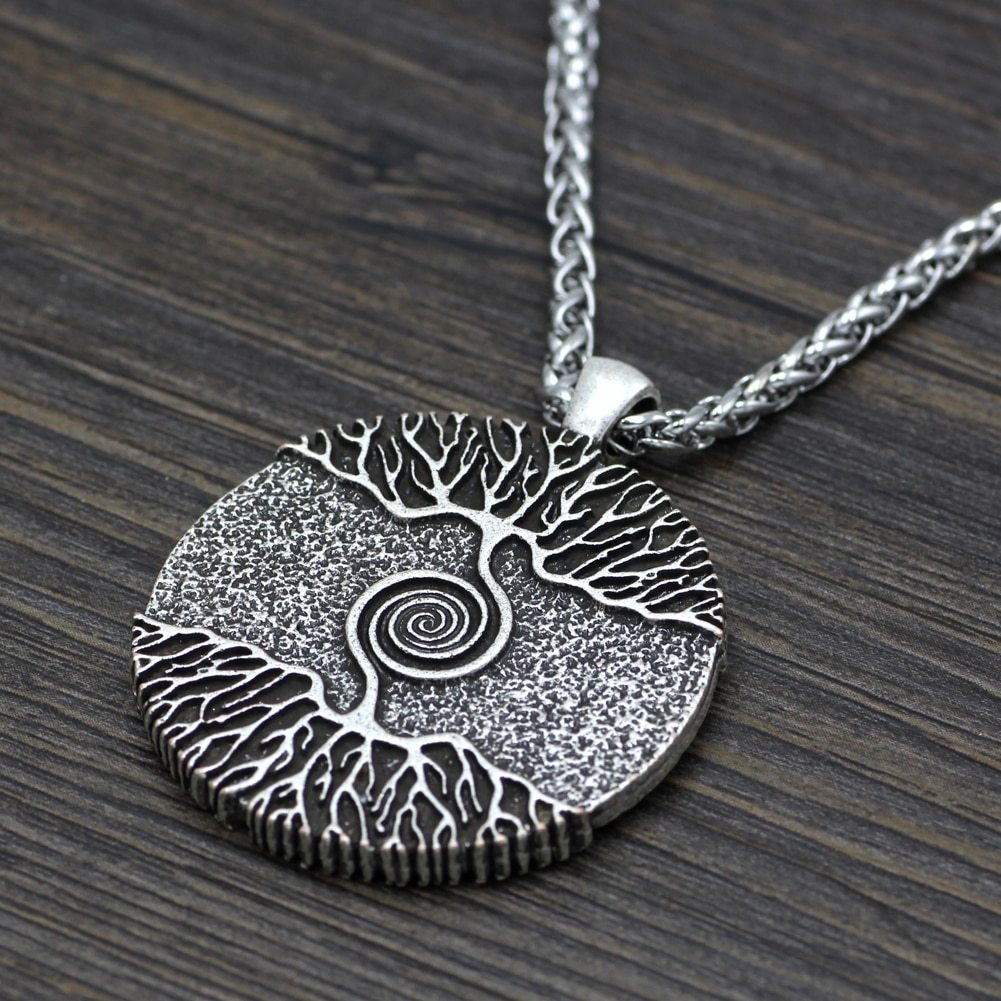 BoldlyBeautiful - Double-Sided World Tree Pendant Necklace