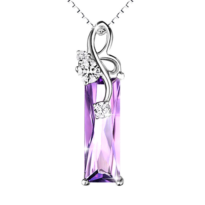 BoldlyBeautiful - Purple Amethyst Women's Necklace