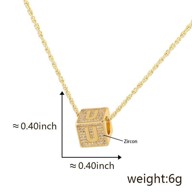 BoldlyBeautiful - 26 English Letter Pendant Necklace