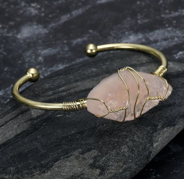 BoldlyBeautiful - Asgard Crafted Natural Gemstone Bangle