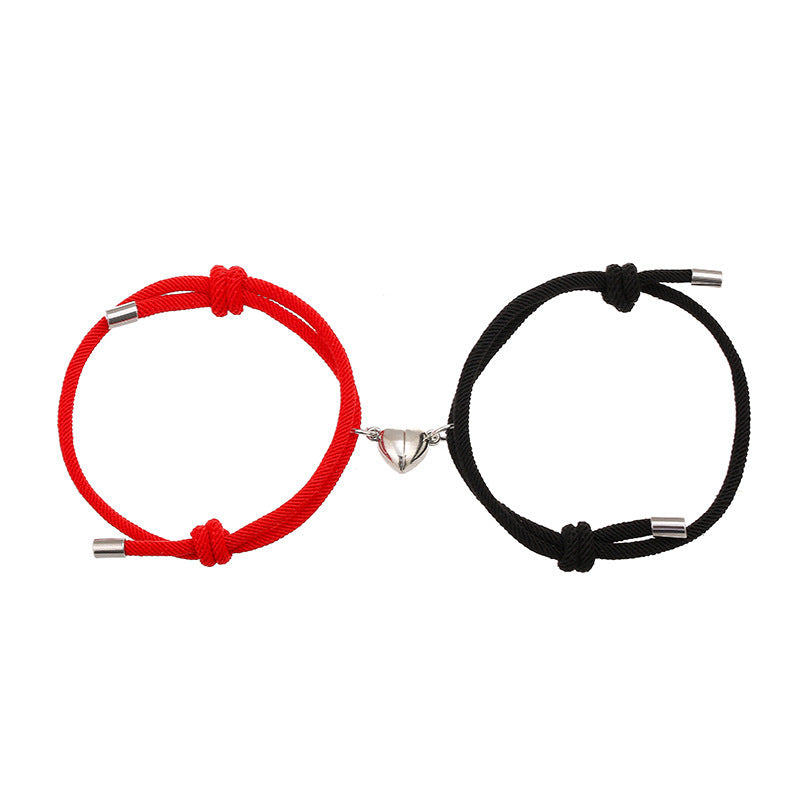 BoldlyBeautiful - Simple Nylon Love Magnetic Bracelet Jewelry