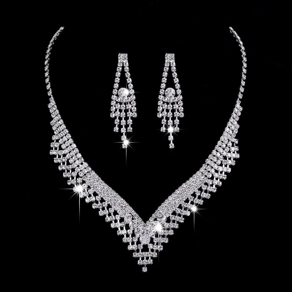 BoldlyBeautiful - Rhinestone Zircon Water Jewelry Set | 2025