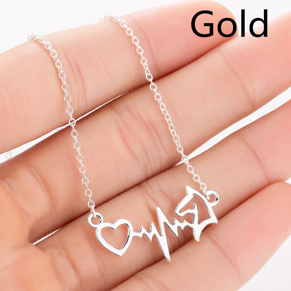 BoldlyBeautiful - Pet Dog Paw Print Pendant Necklace