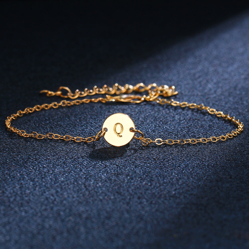 BoldlyBeautiful - Adjustable Gold Letter Bracelets | 2025