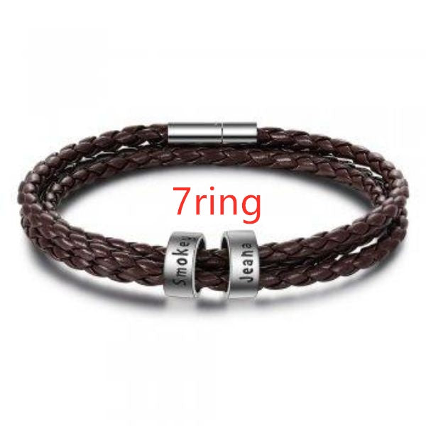 BoldlyBeautiful - Braided Genuine Leather Bracelet Jewelry