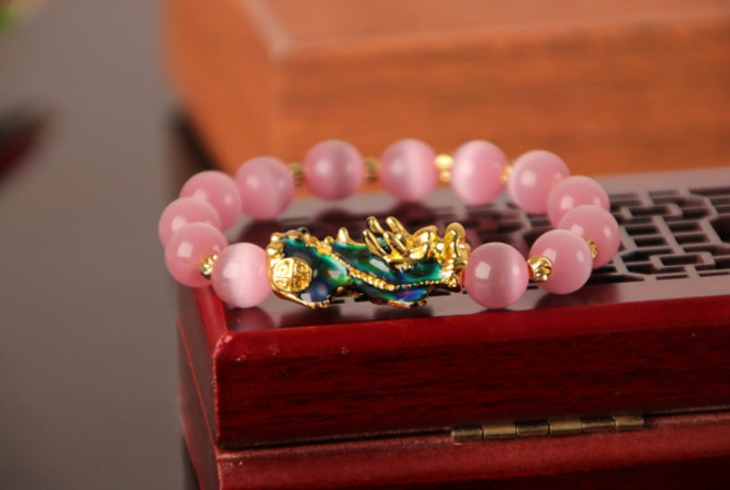 BoldlyBeautiful - 3D Gold Plated PiXiu Bracelet Fashion Jewelry