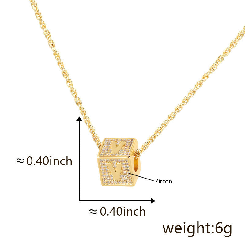 BoldlyBeautiful - 26 English Letter Pendant Necklace