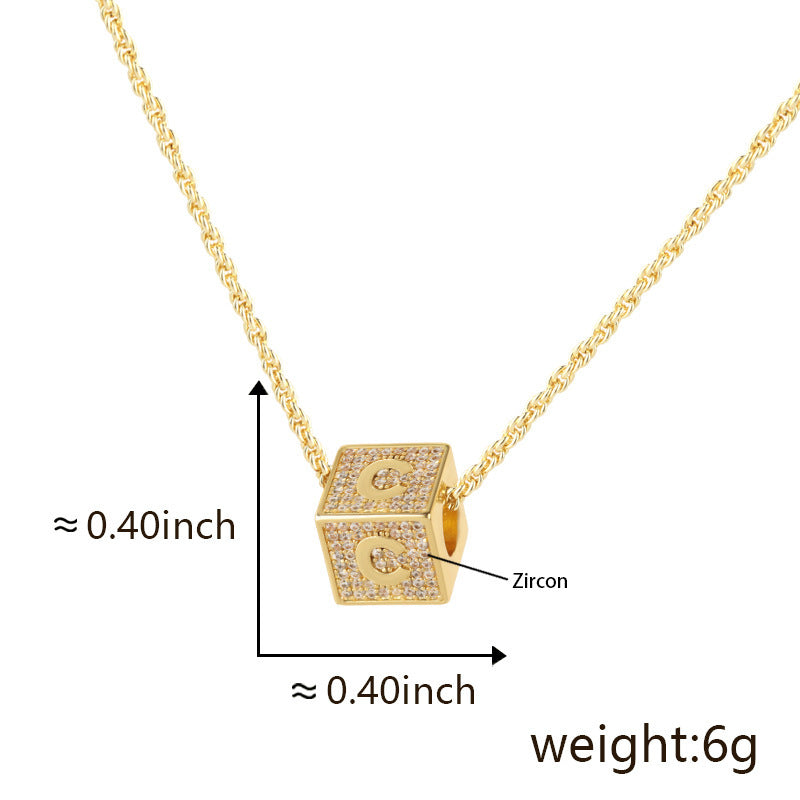 BoldlyBeautiful - 26 English Letter Pendant Necklace