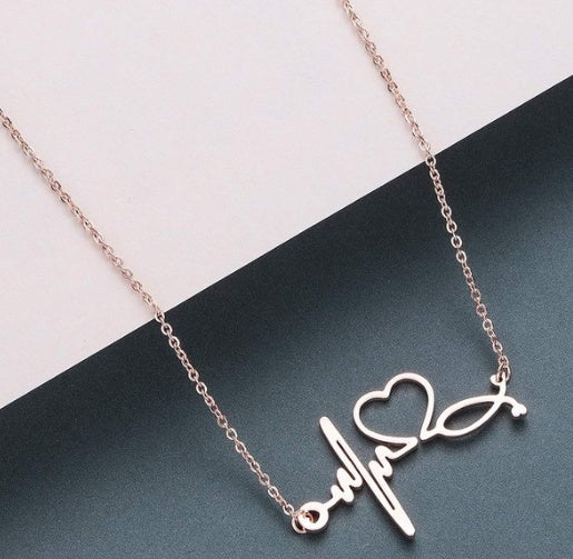 BoldlyBeautiful - Heartbeat Necklace for Women