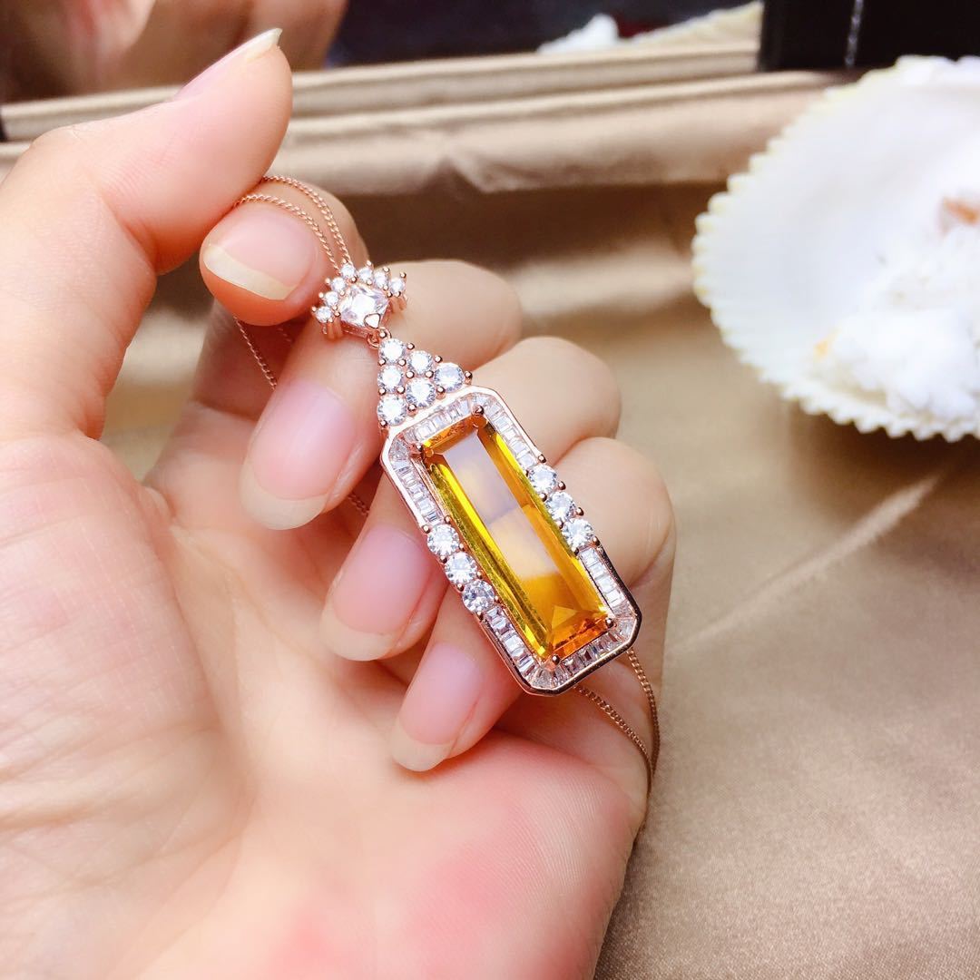 BoldlyBeautiful - Citrine Suit Female Crystal Clean Sparkle