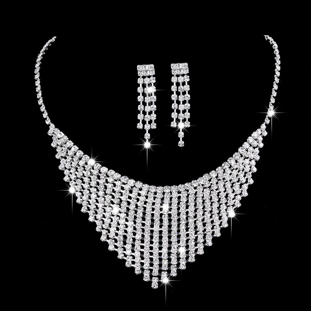 BoldlyBeautiful - Rhinestone Zircon Water Jewelry Set | 2025