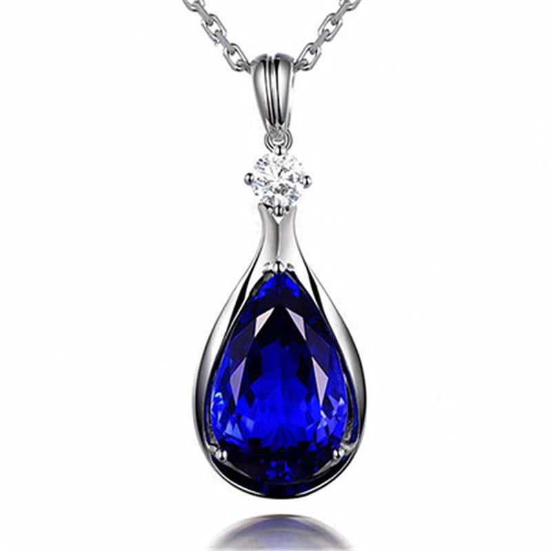 BoldlyBeautiful - Angel Blue Eyes Crystal Necklace | 2025