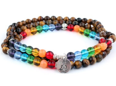 BoldlyBeautiful - Natural Stone Bracelet with Lotus Life Tree Anklet