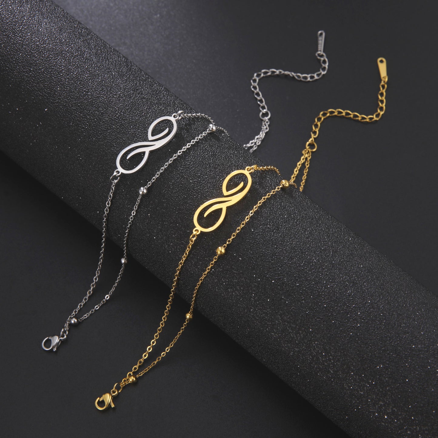 BoldlyBeautiful - Bohemian Infinite Double Layer Anklet