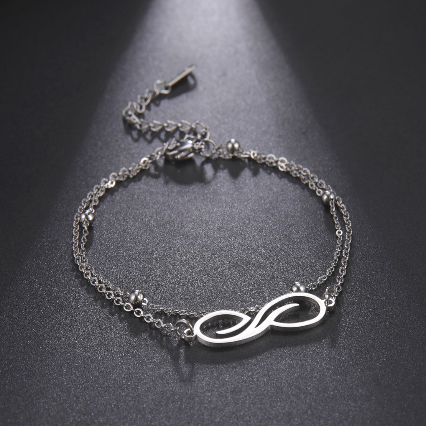 BoldlyBeautiful - Bohemian Infinite Double Layer Anklet