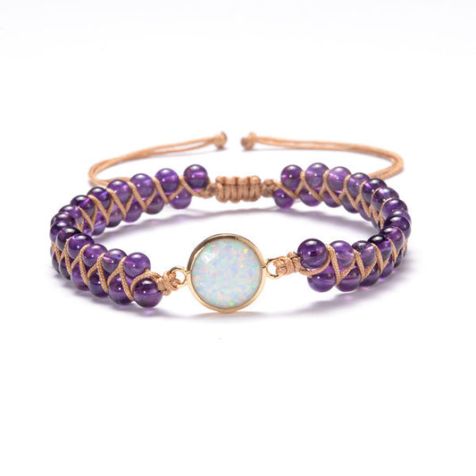 BoldlyBeautiful -  Opal Stone Wrap Bracelets