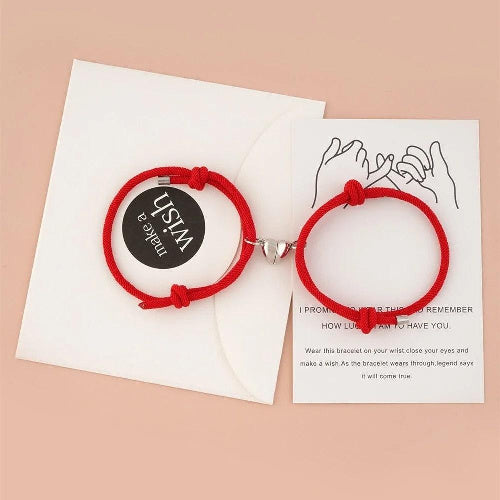 BoldlyBeautiful - Simple Nylon Love Magnetic Bracelet Jewelry