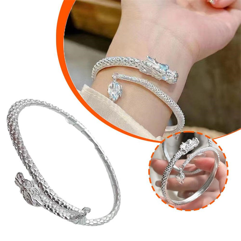 BoldlyBeautiful - Trendy Magical Dragon Chinese Style Adjustable Bracelet