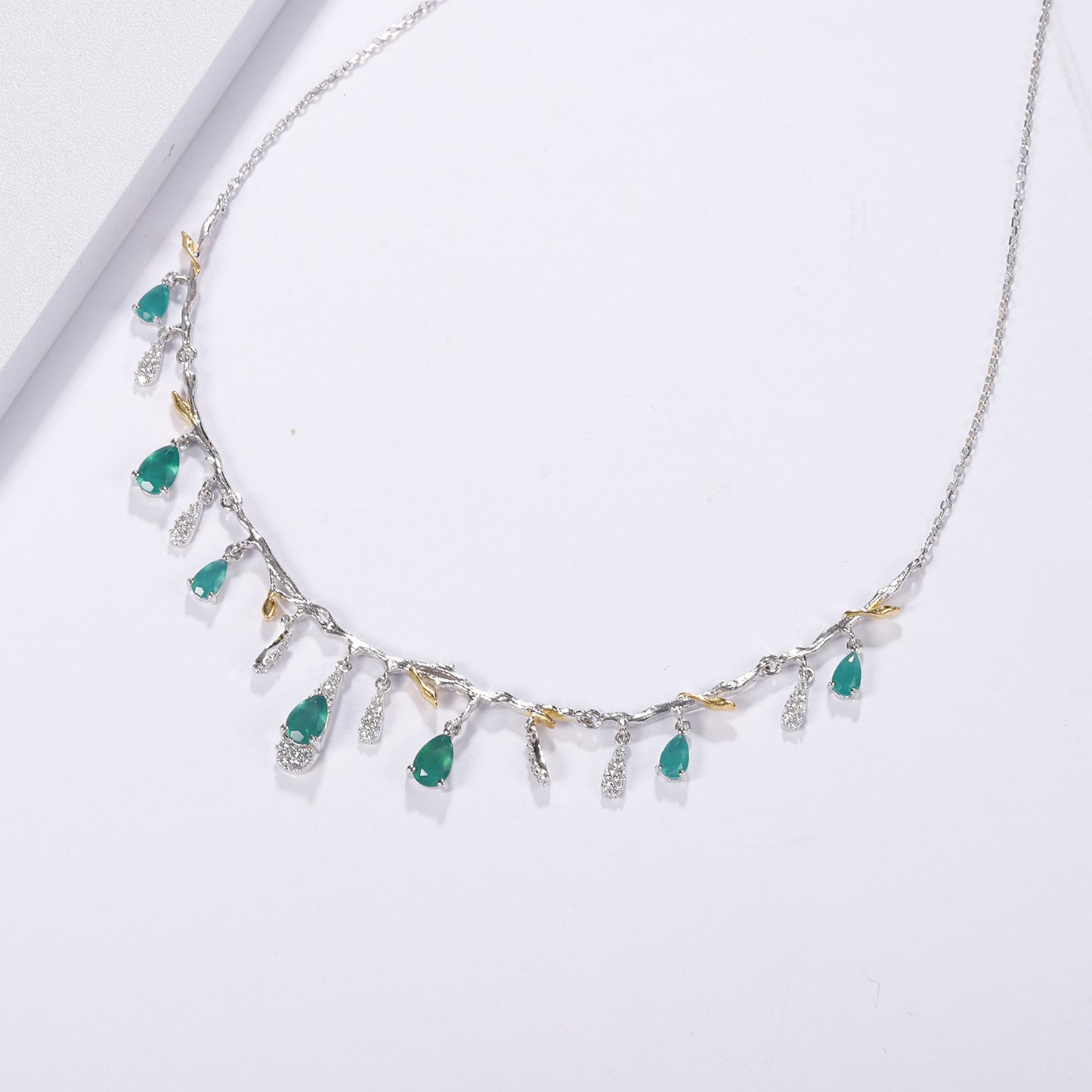 BoldlyBeautiful - S925 Silver Natural Topaz Necklace