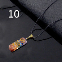 BoldlyBeautiful - Gravel Seven Chakra Spirit Pendant Necklace