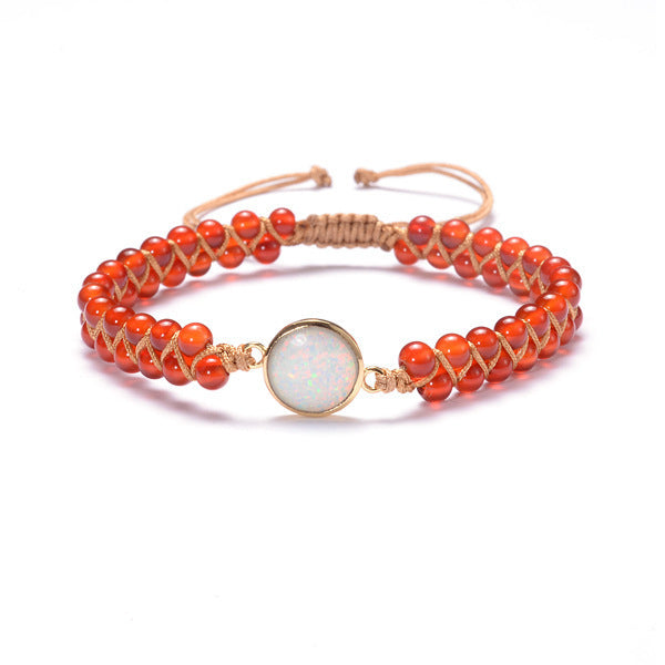 BoldlyBeautiful -  Opal Stone Wrap Bracelets