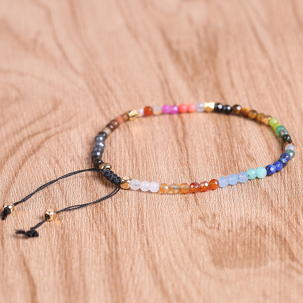 BoldlyBeautiful - Seven Chakra Bracelet with 12 Constellations