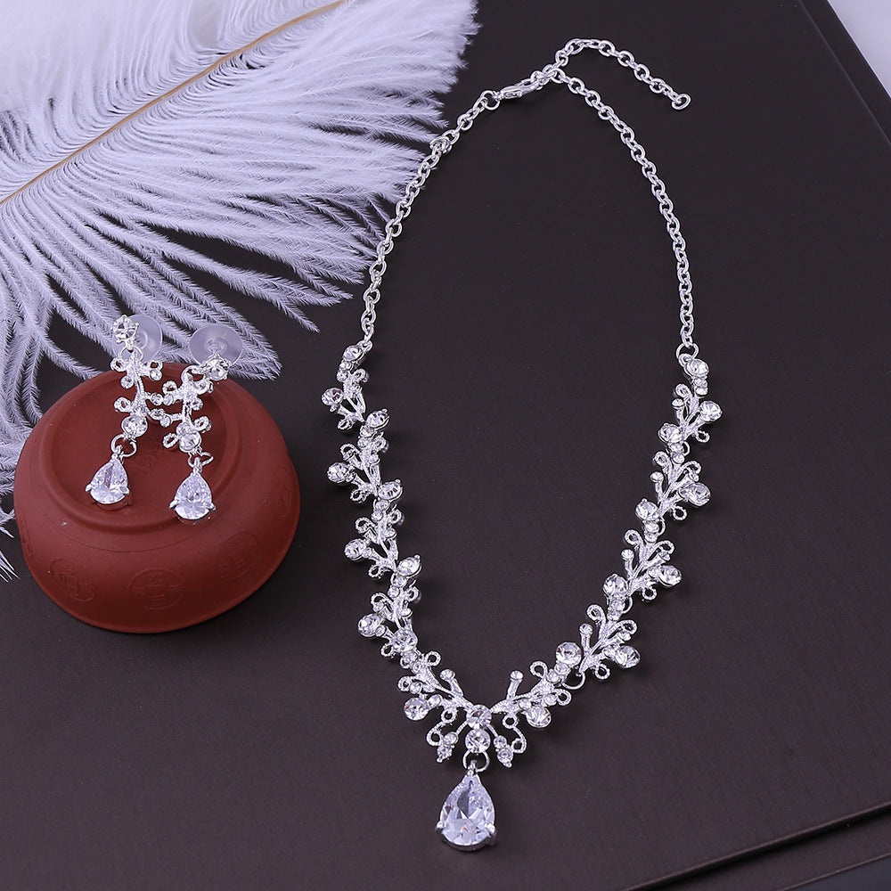 BoldlyBeautiful - Bridal Rhinestone Zircon Jewelry Set