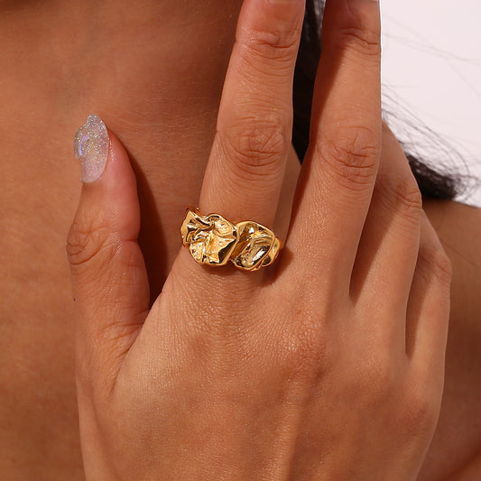 BoldlyBeautiful - Paloma Gold Plated Ring