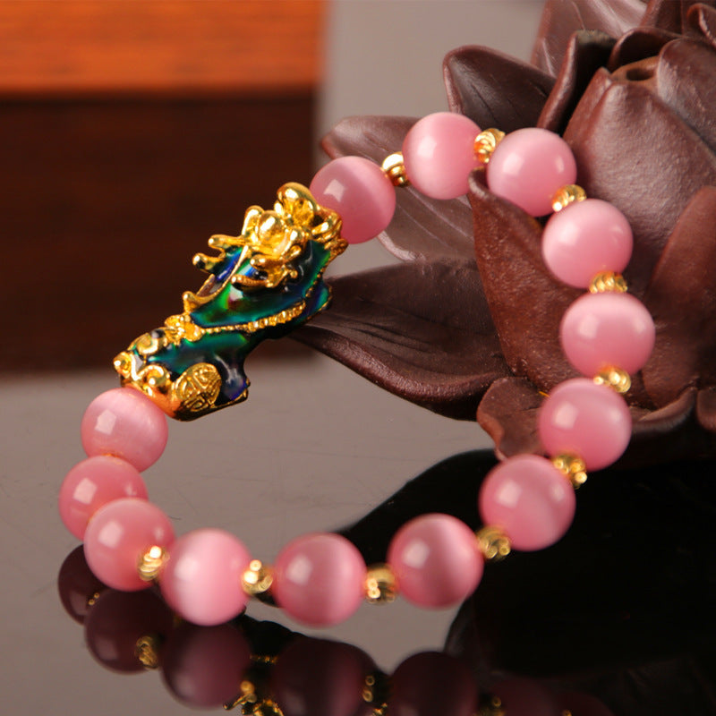 BoldlyBeautiful - 3D Gold Plated PiXiu Bracelet Fashion Jewelry