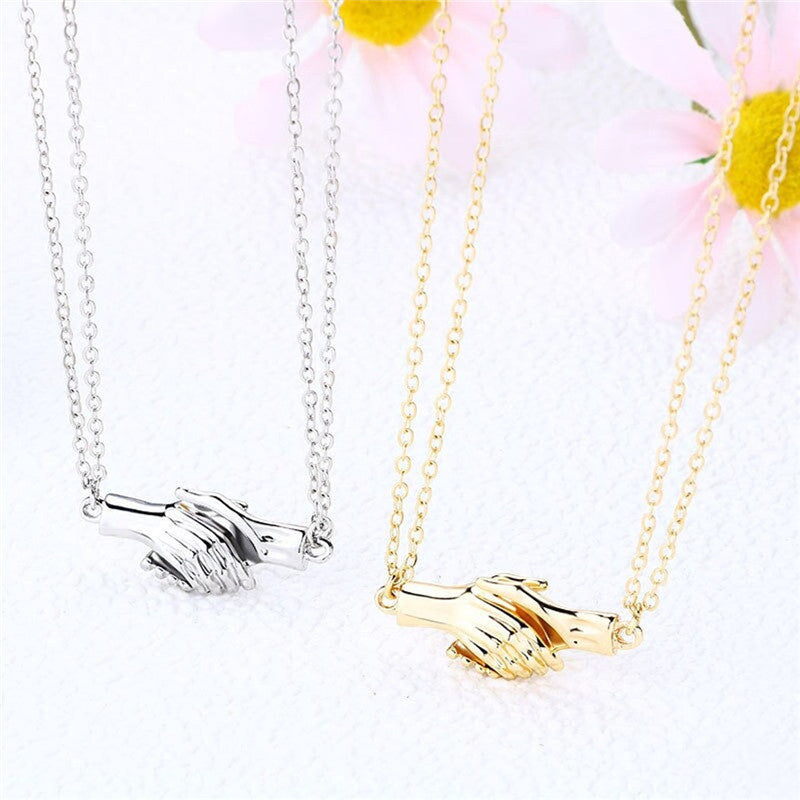 BoldlyBeautiful - Magnetic Palm Couple Necklace