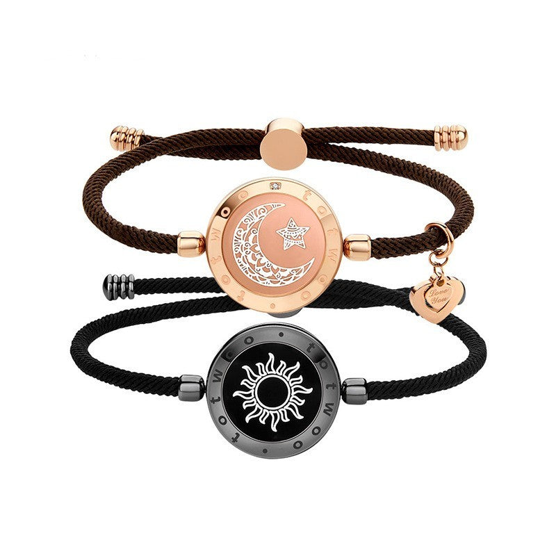 BoldlyBeautiful - Sun-Moon Smart Sensing Couple Bracelet Fashion Jewelry