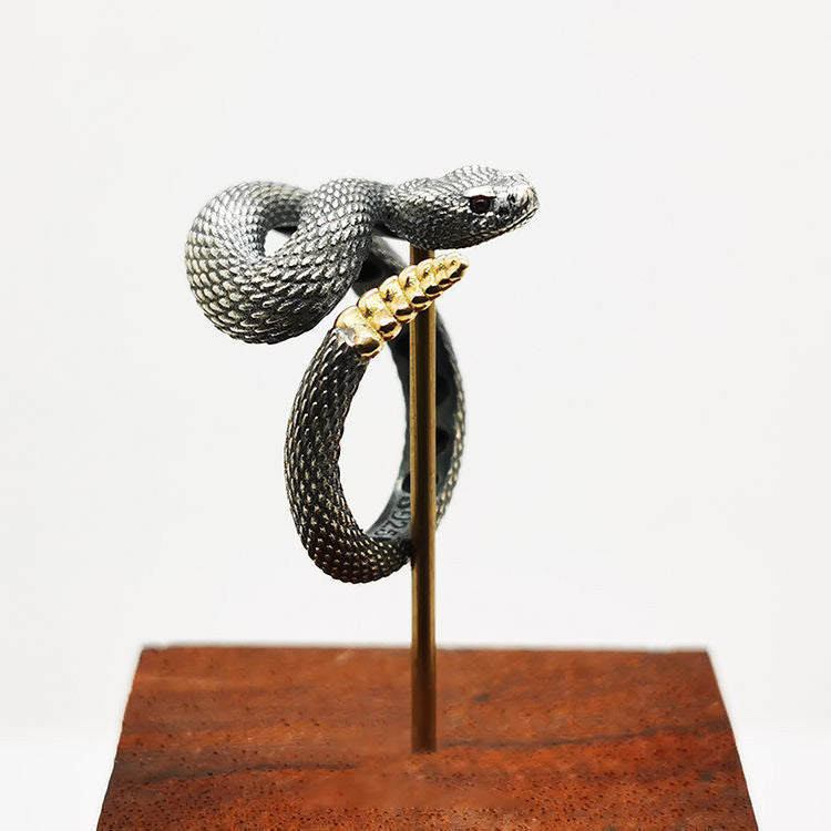 BoldlyBeautiful - Rattlesnake Rings for Men and Women