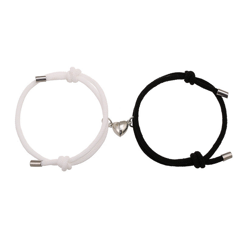 BoldlyBeautiful - Simple Nylon Love Magnetic Bracelet Jewelry