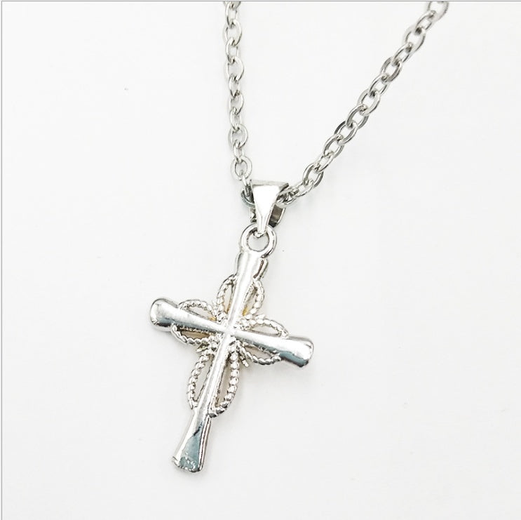 BoldlyBeautiful - Octagonal Star Cross Alloy Pendant Necklace