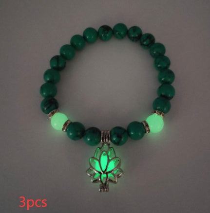 BoldlyBeautiful - Luminous Lotus Yoga Bracelet 2025