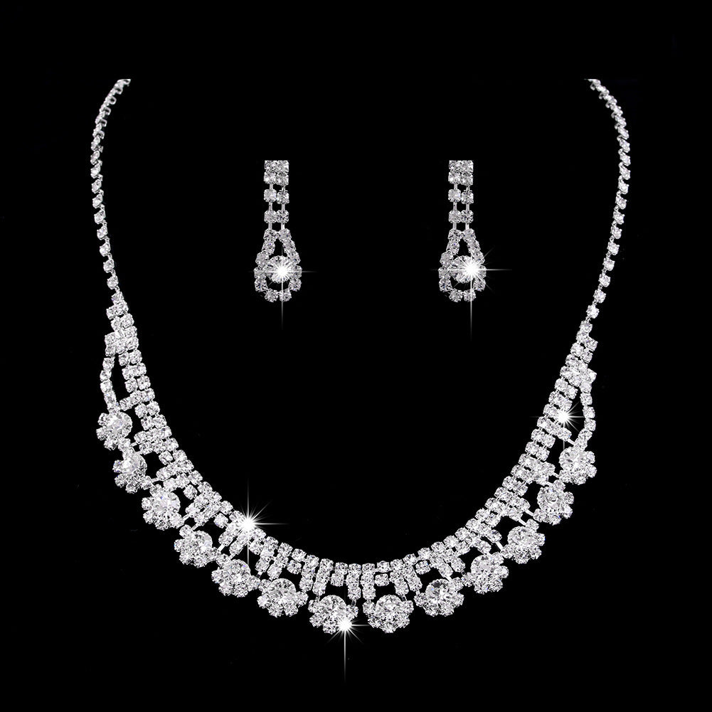 BoldlyBeautiful - Rhinestone Zircon Water Jewelry Set | 2025