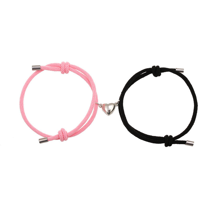 BoldlyBeautiful - Simple Nylon Love Magnetic Bracelet Jewelry