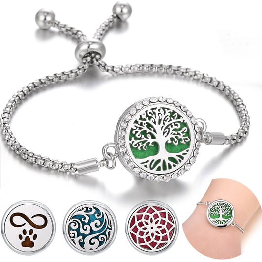 BoldlyBeautiful - Hollow Adjustable Aromatherapy Bracelet